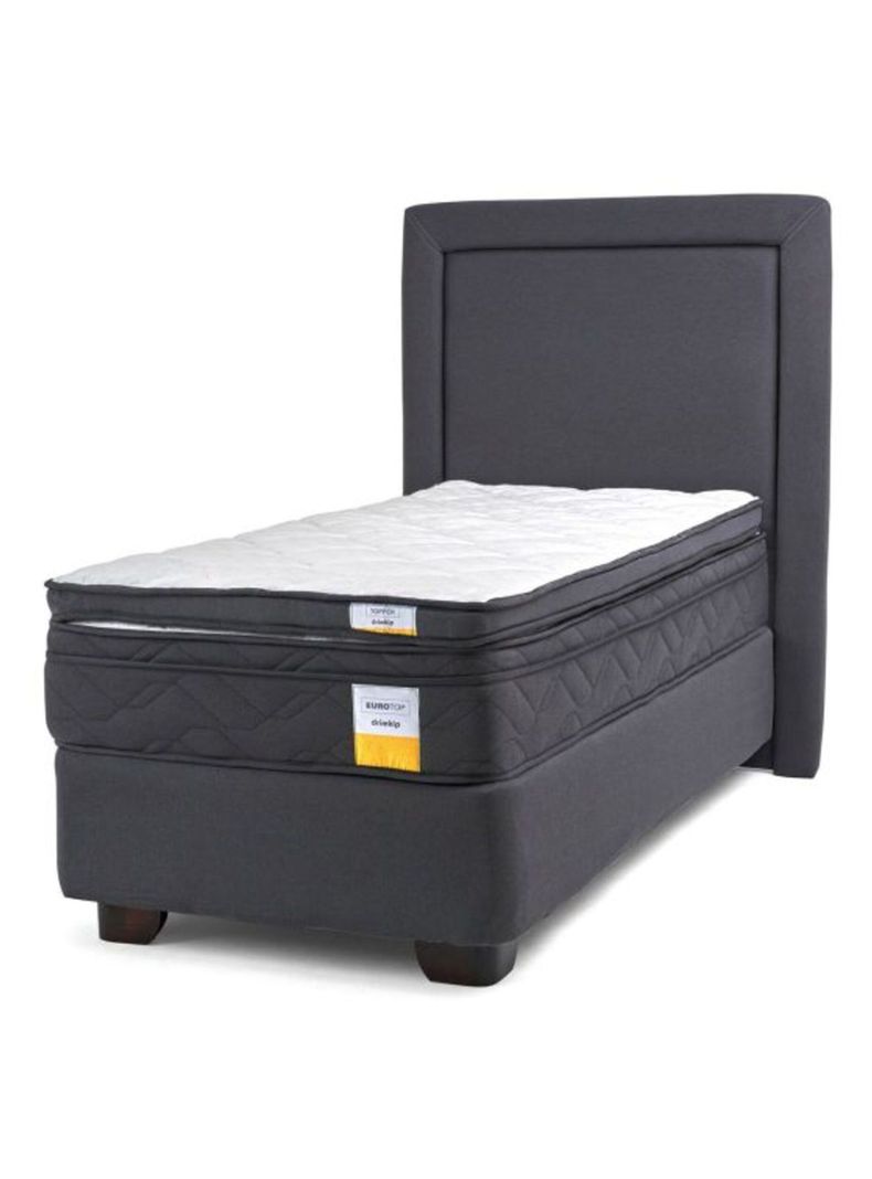 Cama Americana 1.5 Plazas + Topper + Respaldo-0