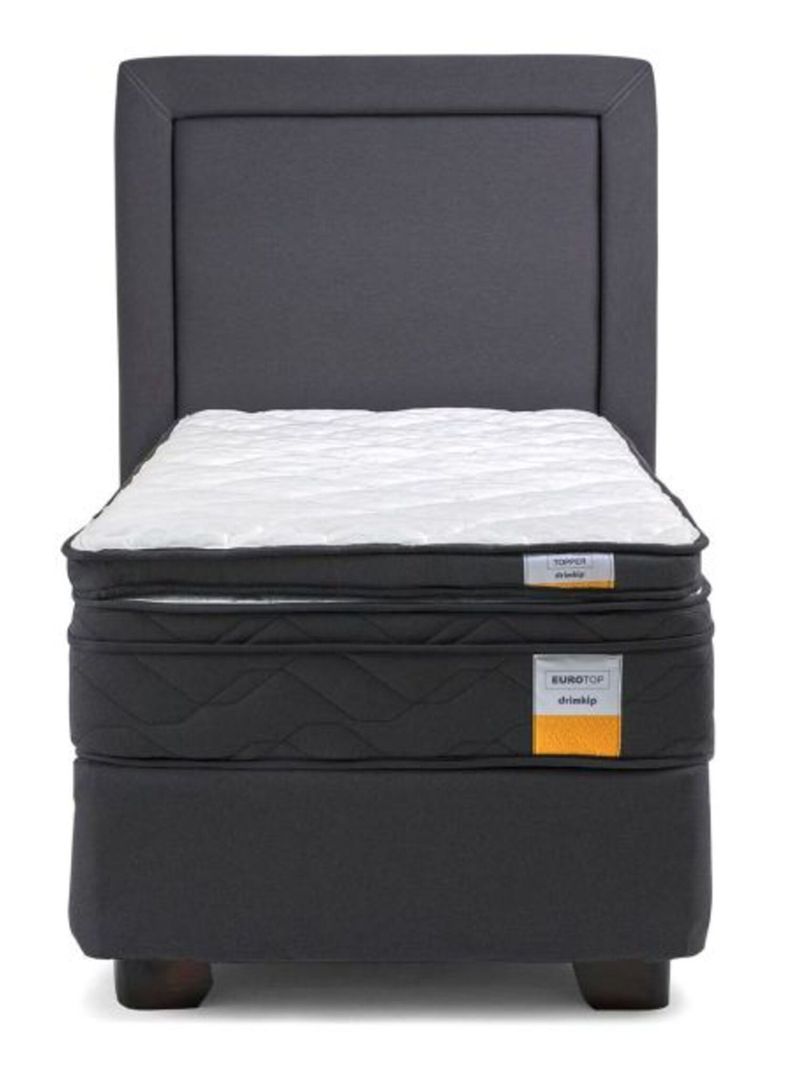 Cama Americana 1.5 Plazas Plus + Topper + Respaldo-1
