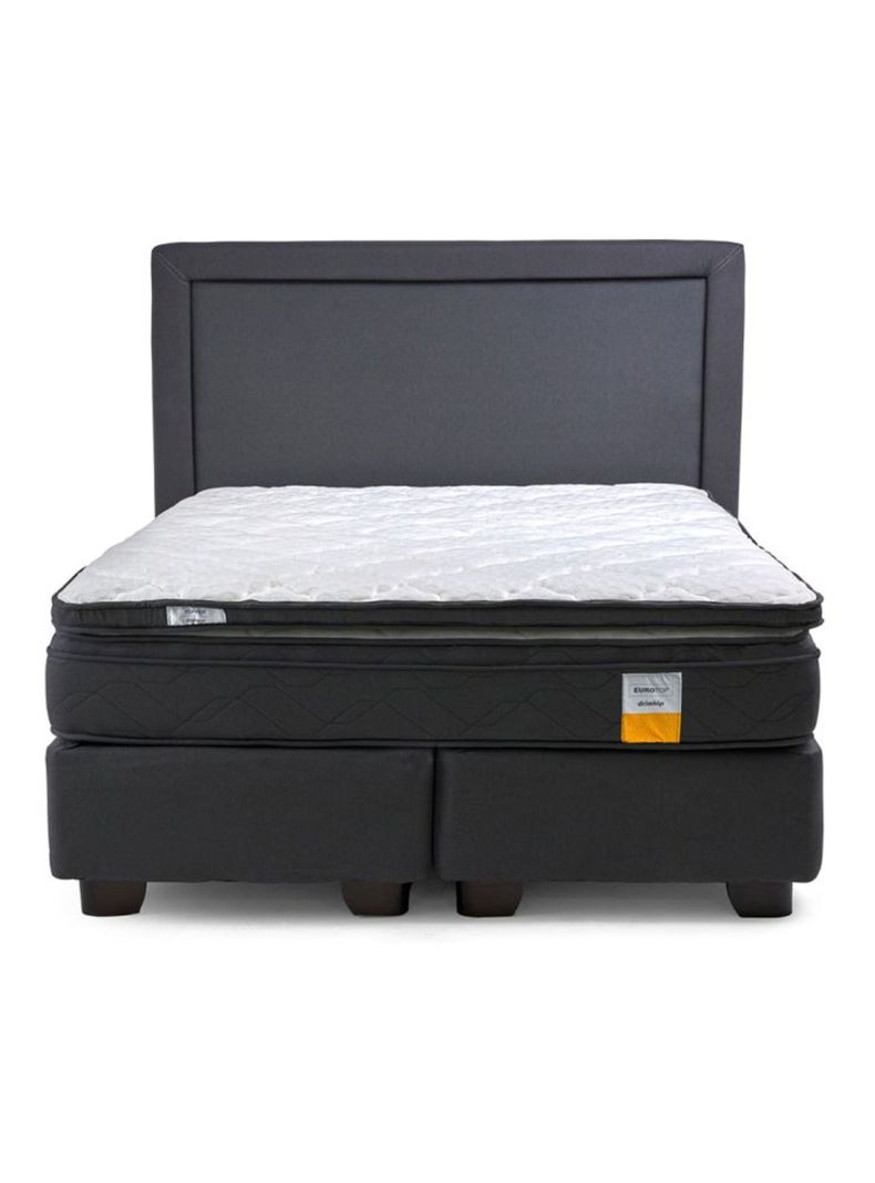 Cama Americana 2 Plazas BD + Topper + Respaldo-1