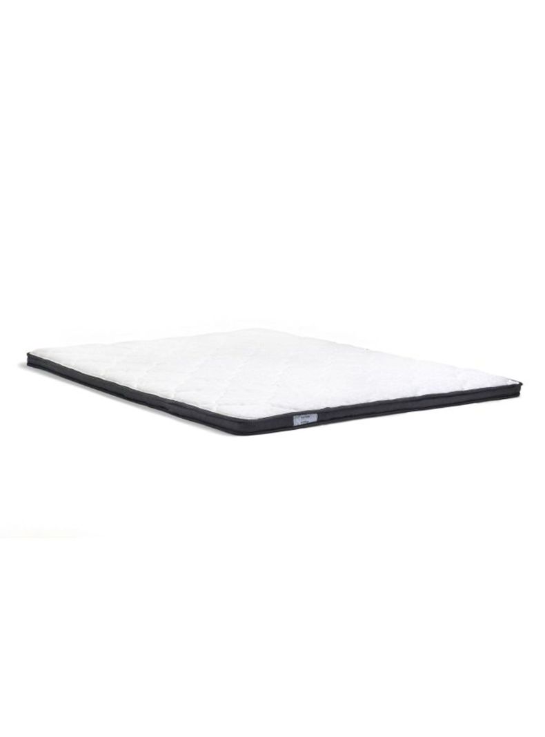 Cama Americana 2 Plazas Base Dividida Plus + Topper + Respaldo-2