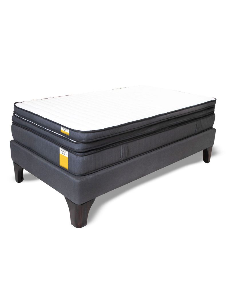 Cama Europea 1 Plaza + Topper-0