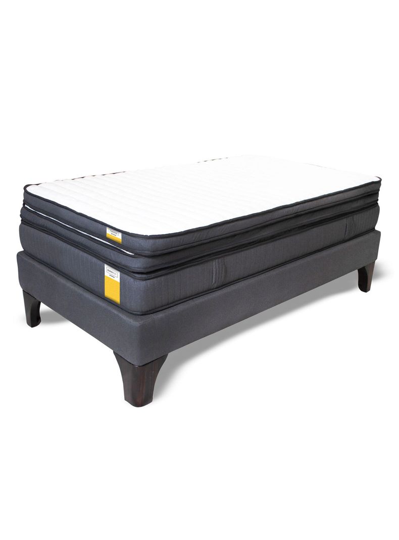Cama Europea 1.5 Plazas Plus + Topper-0