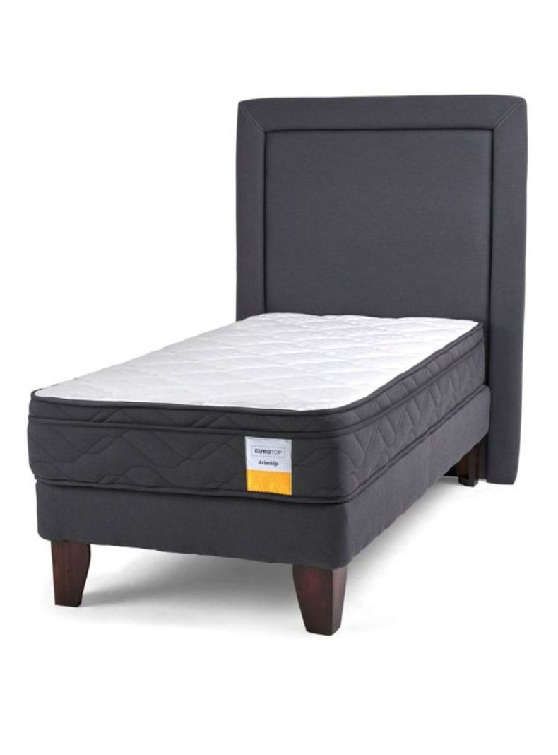 Cama Europea 1 Plaza + Respaldo-0