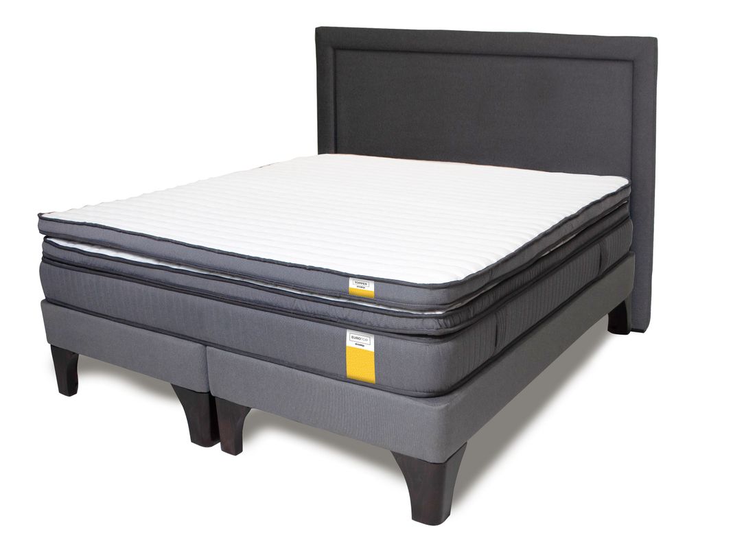Cama Europea Súper King + Topper + Respaldo-2