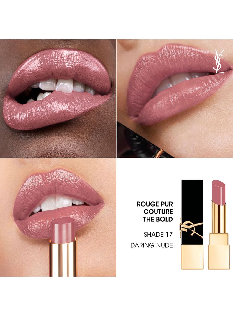 Labial Rouge Pur Couture The Bold 17 Daring Nude 4 g Yves Saint Laurent-2