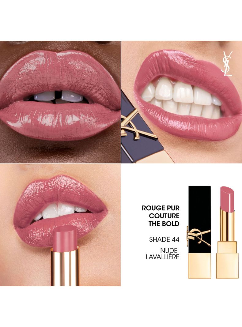 Labial Rouge Pur Couture The Bold 44 Nude Lavalliere 4 g Yves Saint Laurent-2