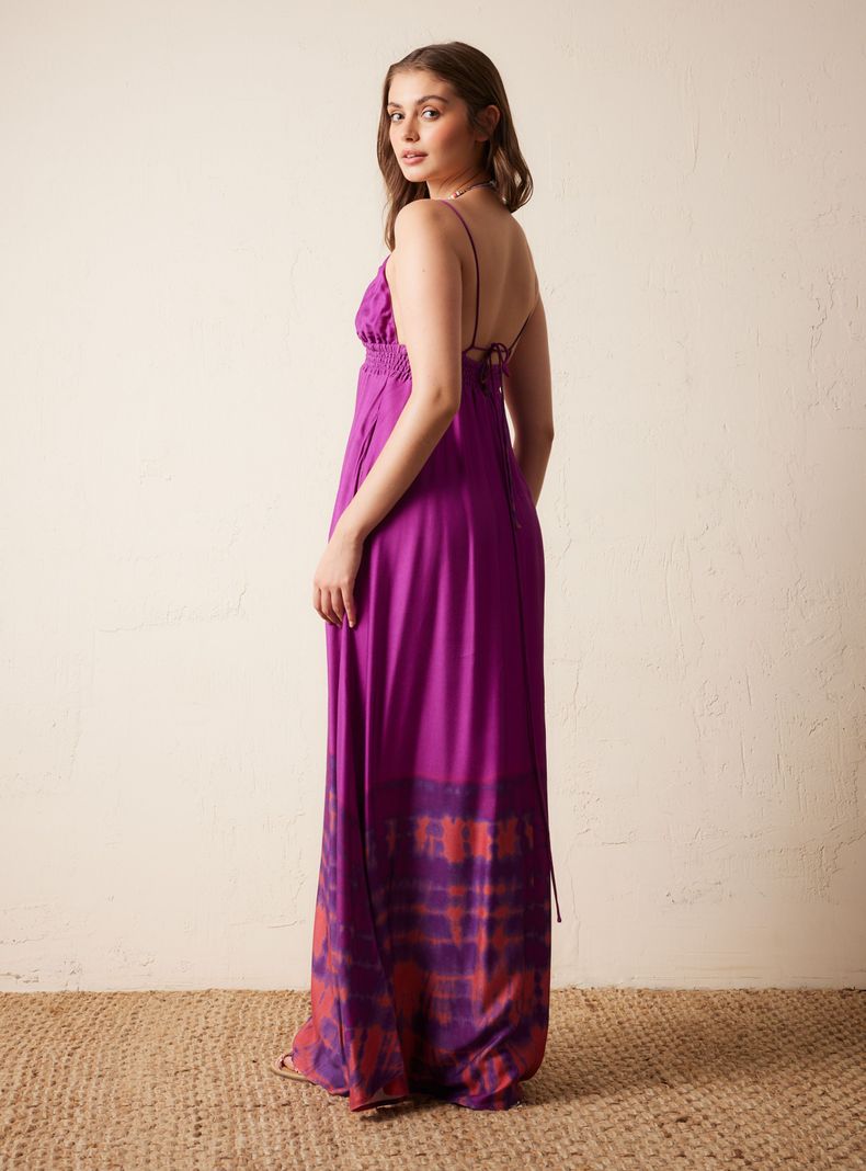 Vestido con Bordados y Full Estampado-5