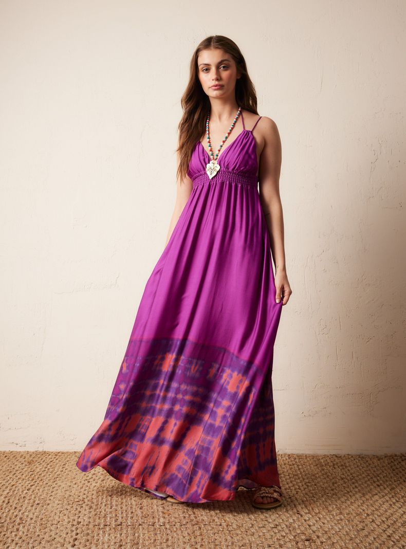 Vestido con Bordados y Full Estampado-4