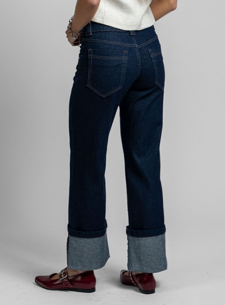 Jeans Clara Tiro Medio con Cierre-1