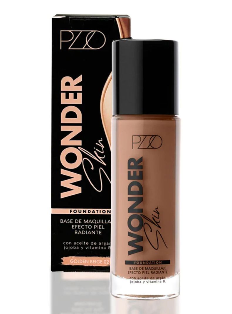 Base de Maquillaje Wonder Skin Golden Beige 02 35 ml PZZO-0
