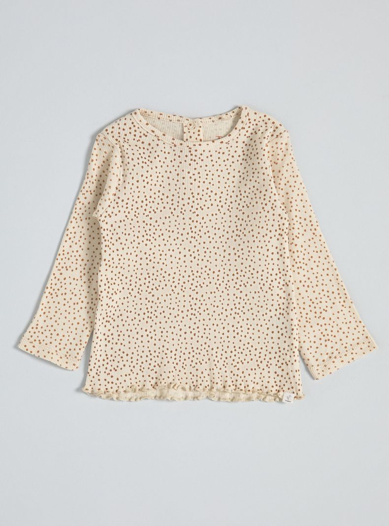 Polera de Rib con Estampado-0