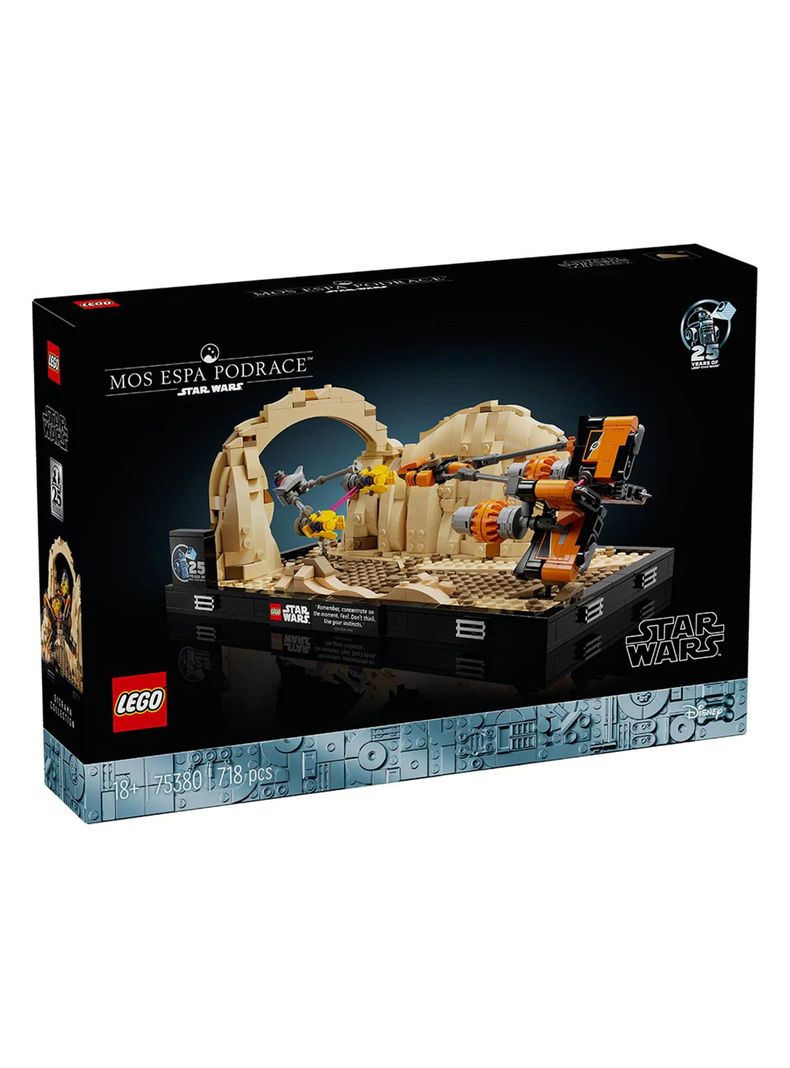 Lego Diorama Mos Espa Pod Race-0