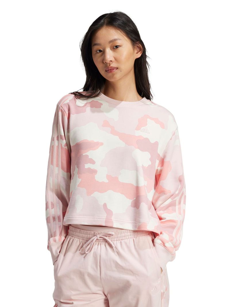 Polerón Not Sports Specific W Camo Aop Swt Rosa-0