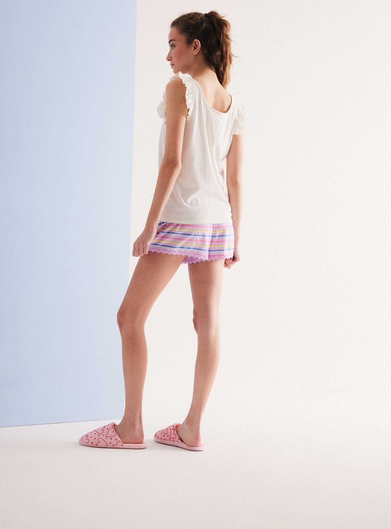 Polera Pijama Estampado con Vuelos Ármalo-5