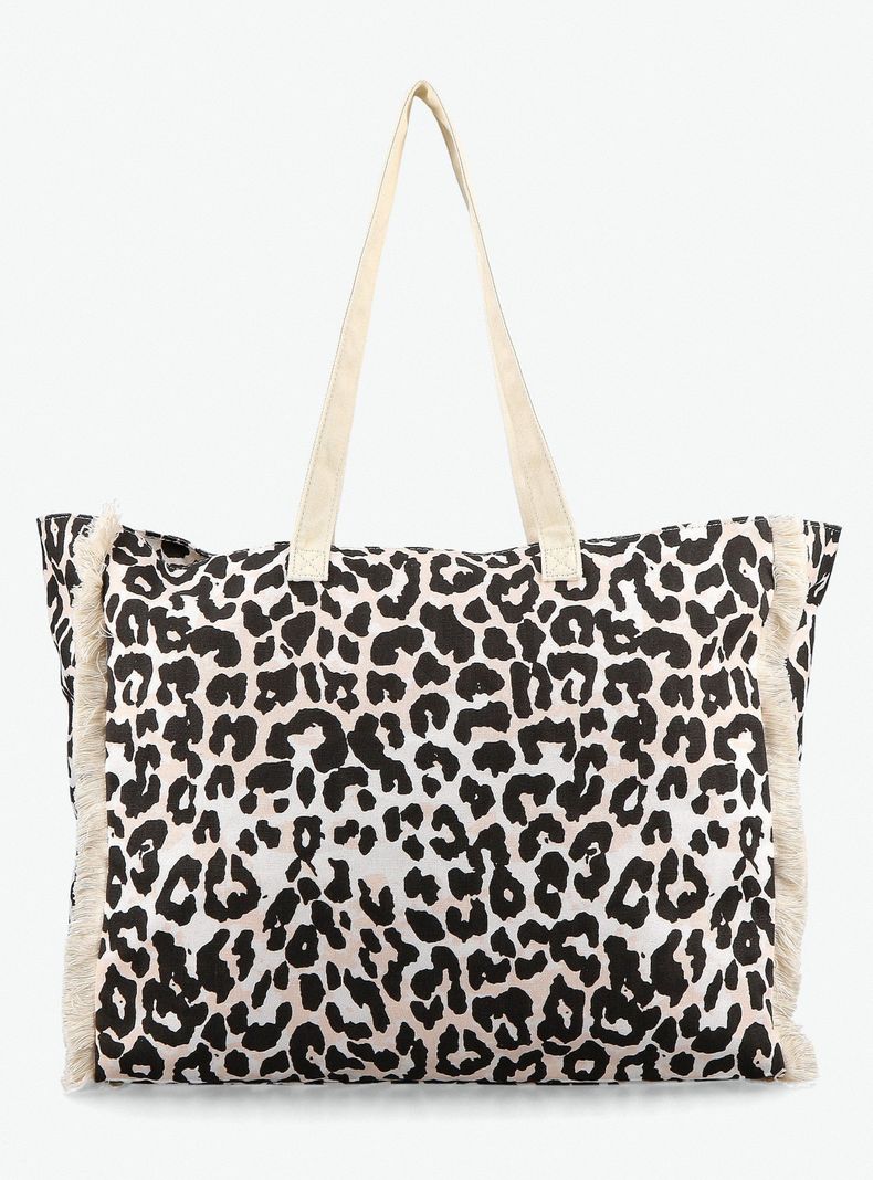 Cartera Totebag de Algodón Estampado-0