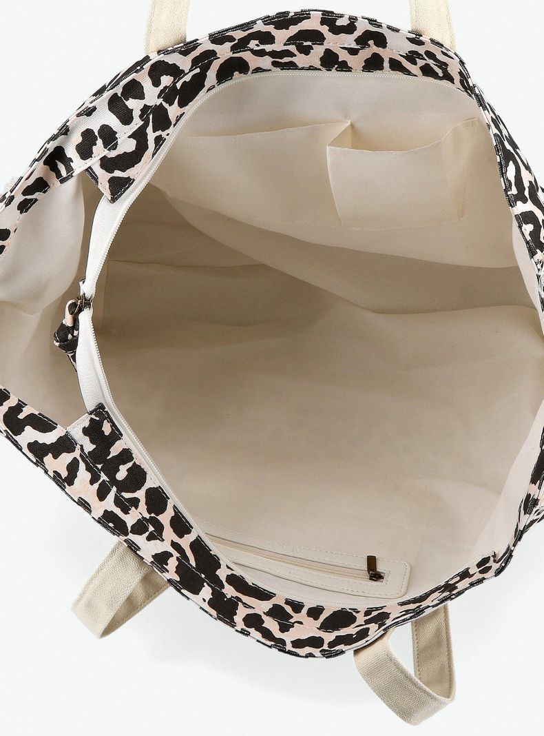 Cartera Totebag de Algodón Estampado-3