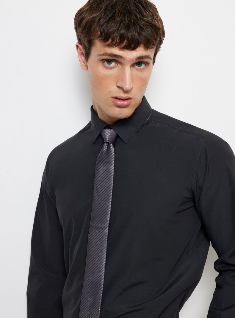 Camisa Vestir Texturada y Fantasía Slim Fit-2