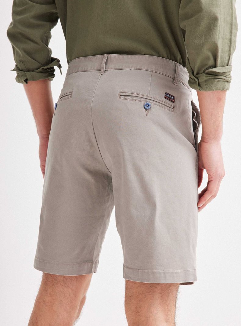 Bermuda Twill Básico Elastano-3