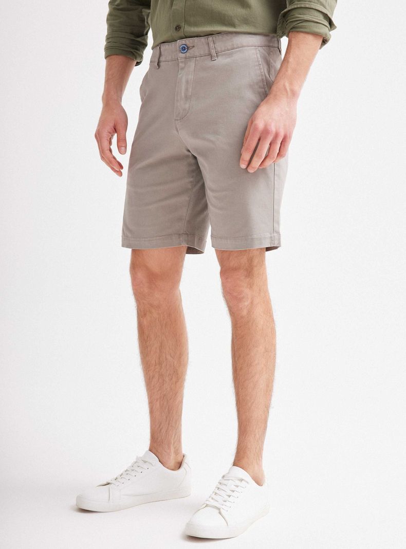 Bermuda Twill Básico Elastano-0