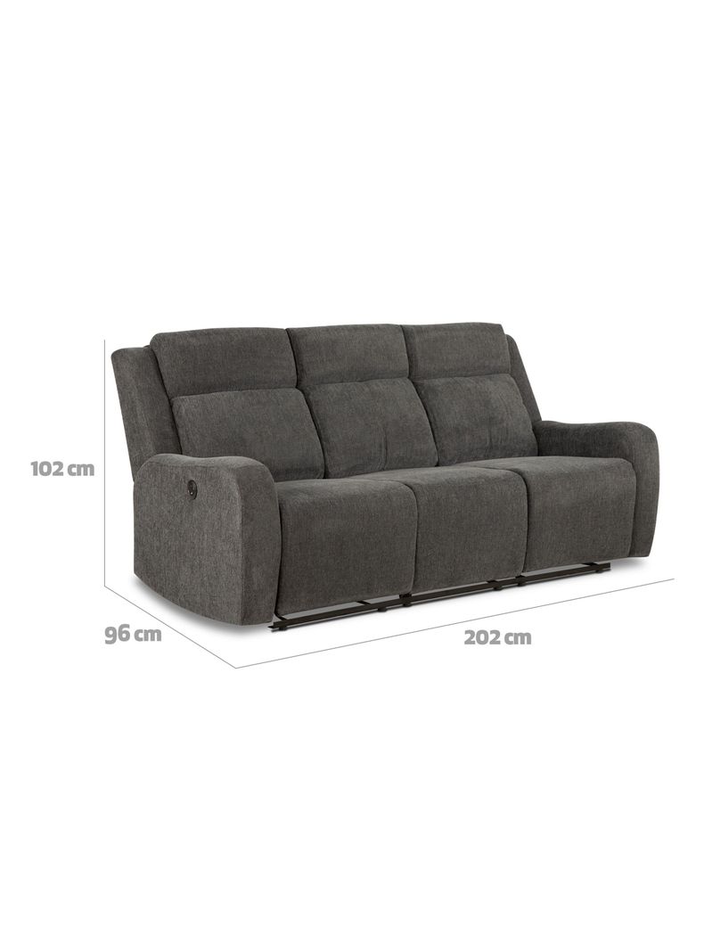Sofá Reclinable Eléctrico + USB Madrid 3 Cuerpo-1