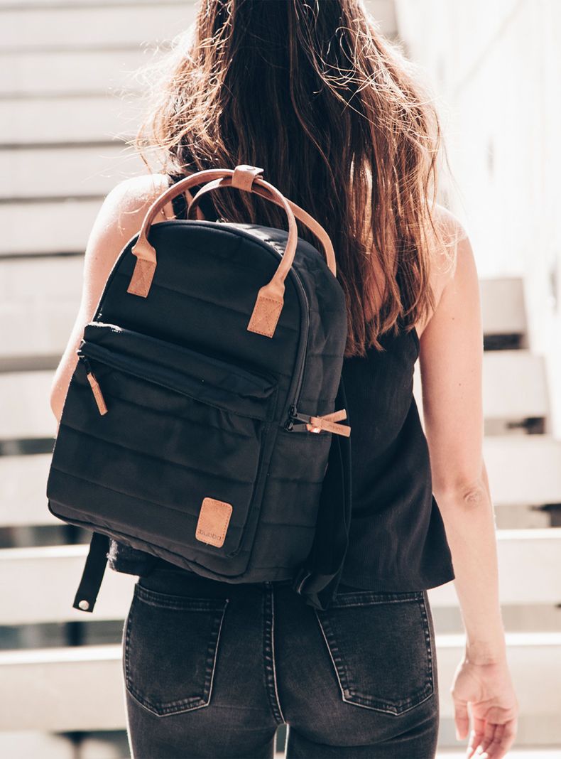 Mochila Montreal Fancy Black-1