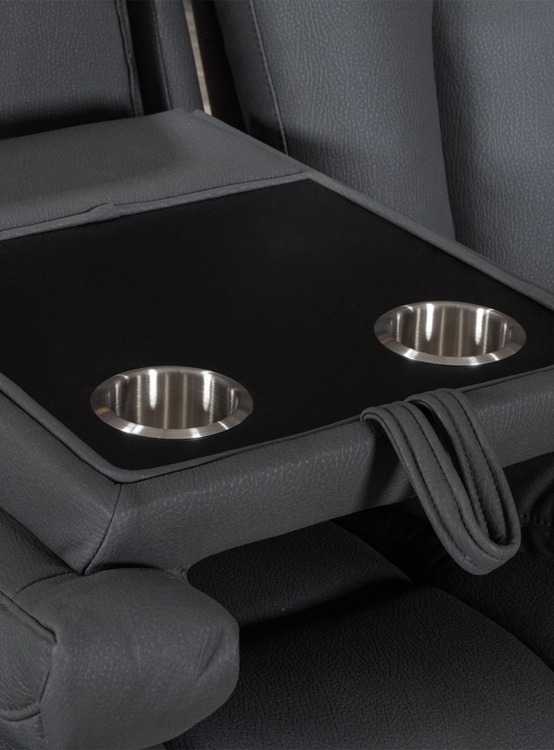 Sofá Reclinable Full Granada 3 Cuerpos Gris-3