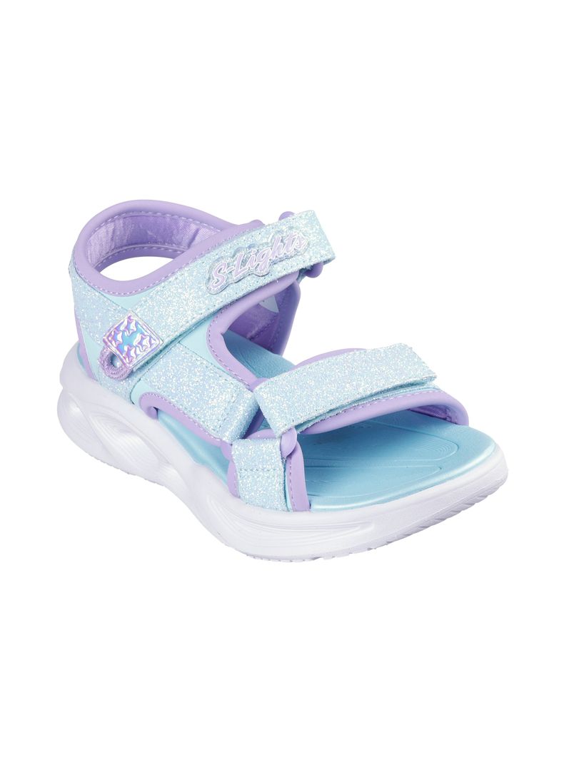 Sandalia Velcro S-Lights Glitter Niña-1