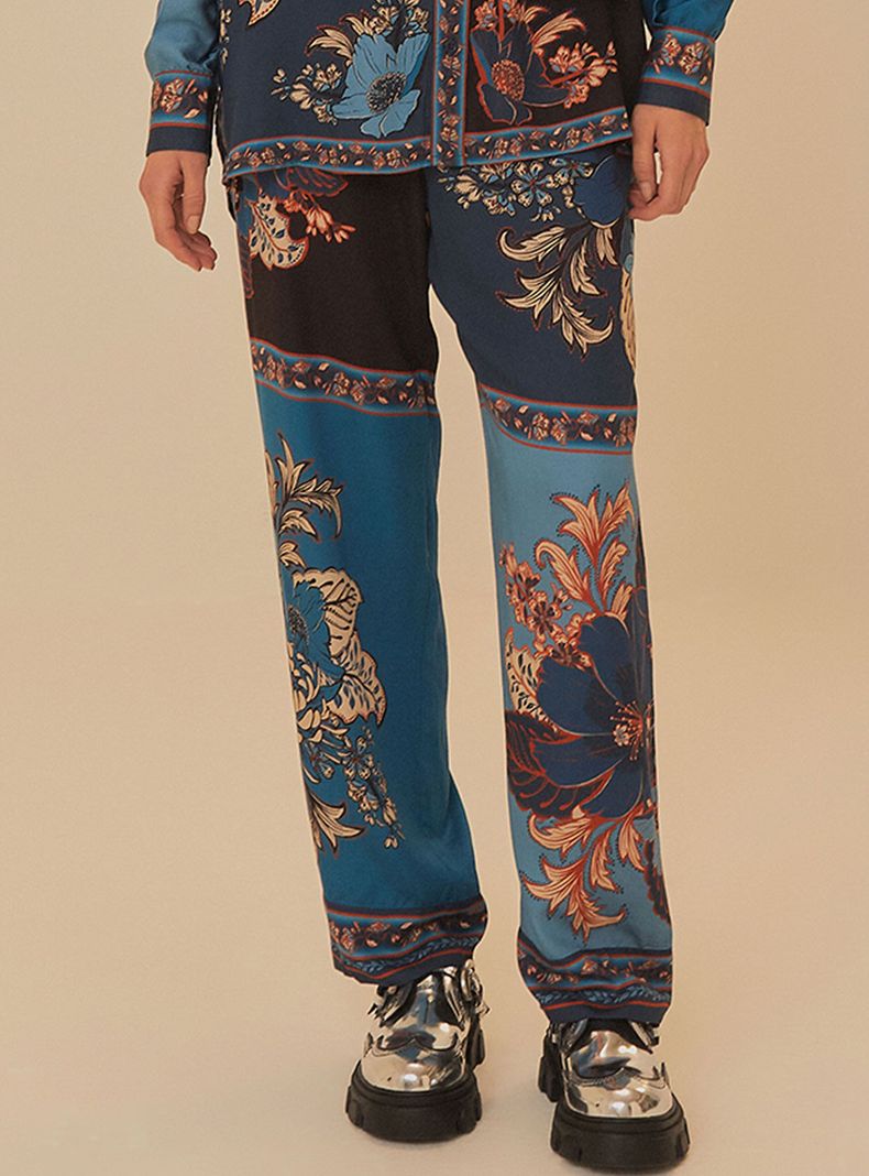 Pantalón Detalles en Tonos Color-0