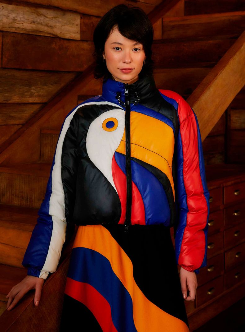 Chaqueta Puffa Detalle Tucán-0