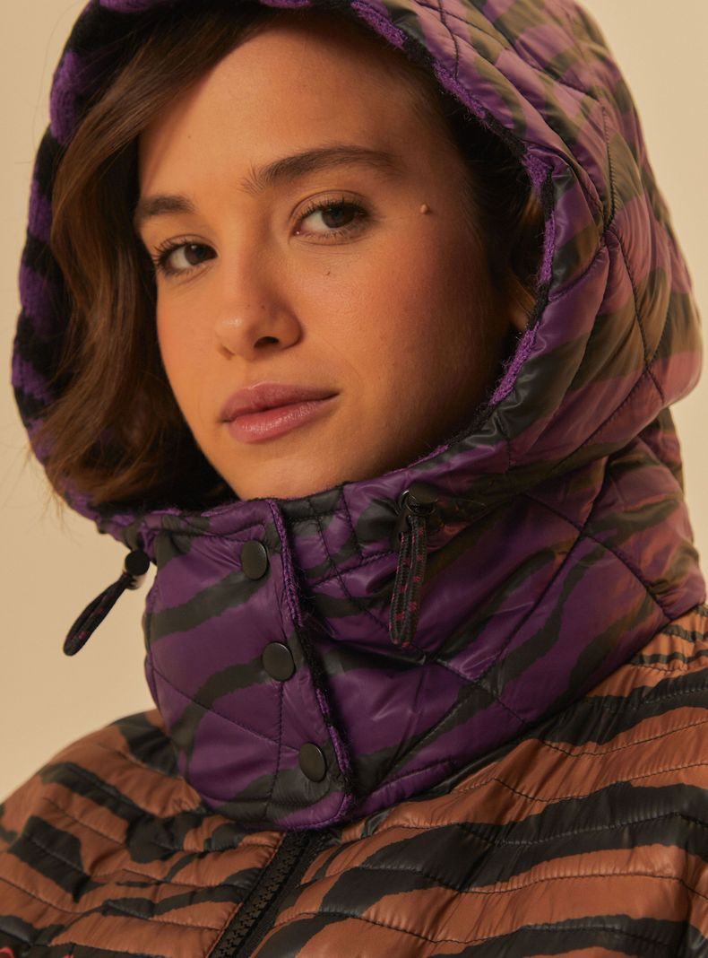 Chaqueta Puffa Estampado Zebra-2