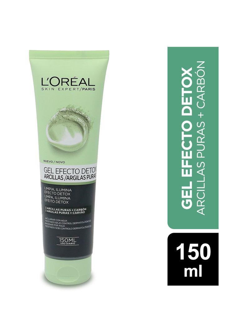 Gel Dermo Expertise L'Oréal Paris De Arcillas Detox-1