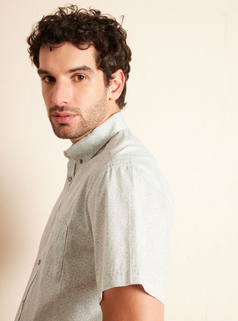 Camisa Print Flores-2