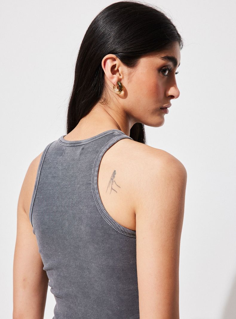 Polera Musculosa Acanalada-3
