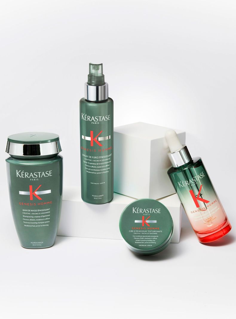 Shampoo Potenciador Anti-Caída Cabello Frágil Bain De Masse Épaississant Genesis Homme 250ml-5