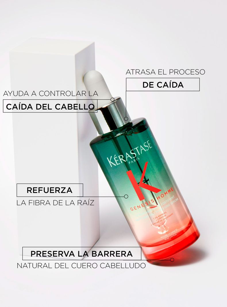 Serum Anti-Caída Cabello Frágil Anti-Chute Fortifiant Genesis Homme 90ml-1