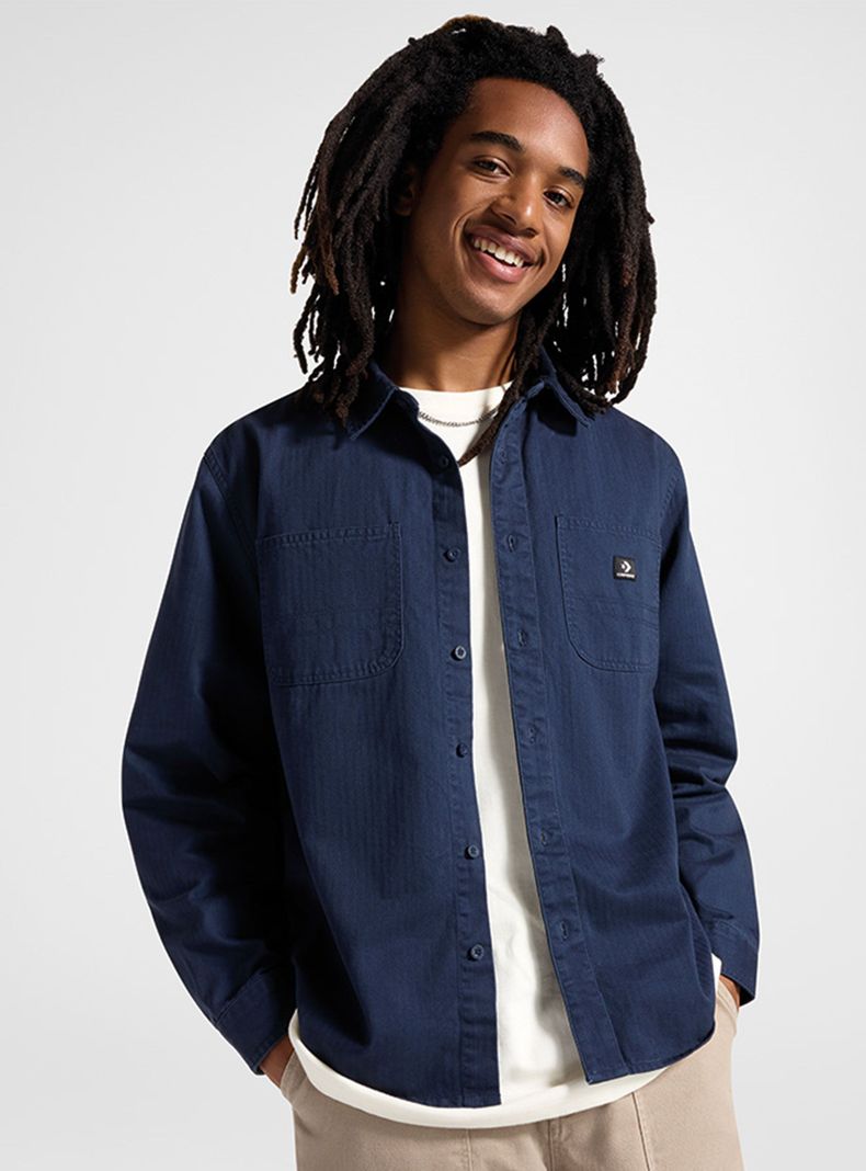 Camisa Woven Button Down Washed-0