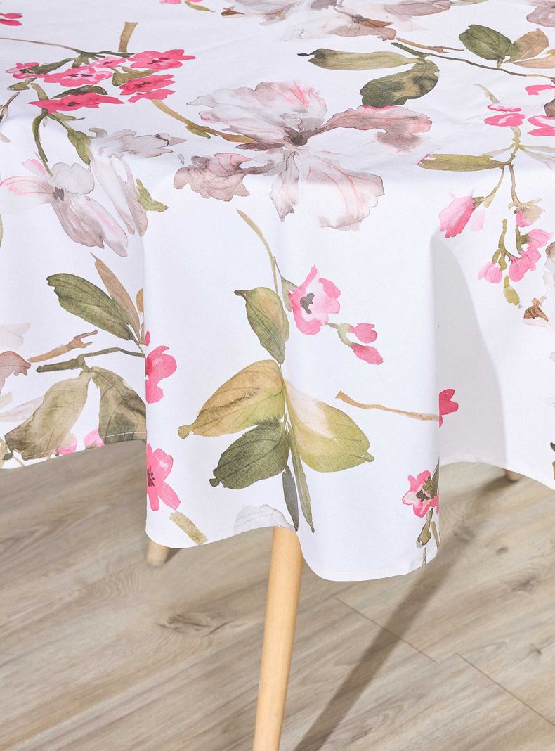Mantel Fresia Redondo Antimanchas 150 cm-1