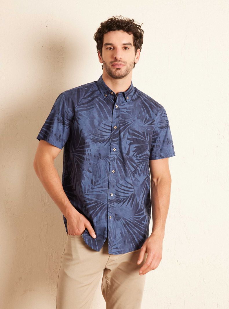 Camisa Manga Corta Print-0