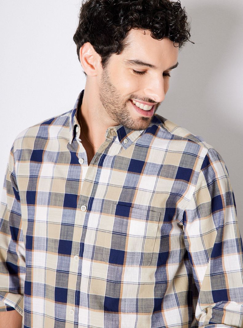 Camisa Manga Larga Cuadros-2