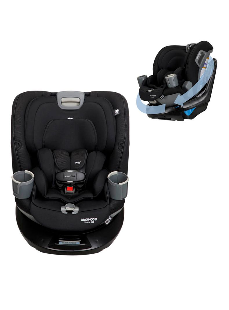 Silla de Auto Convertible Emme 360° Midnight Black Maxi-2