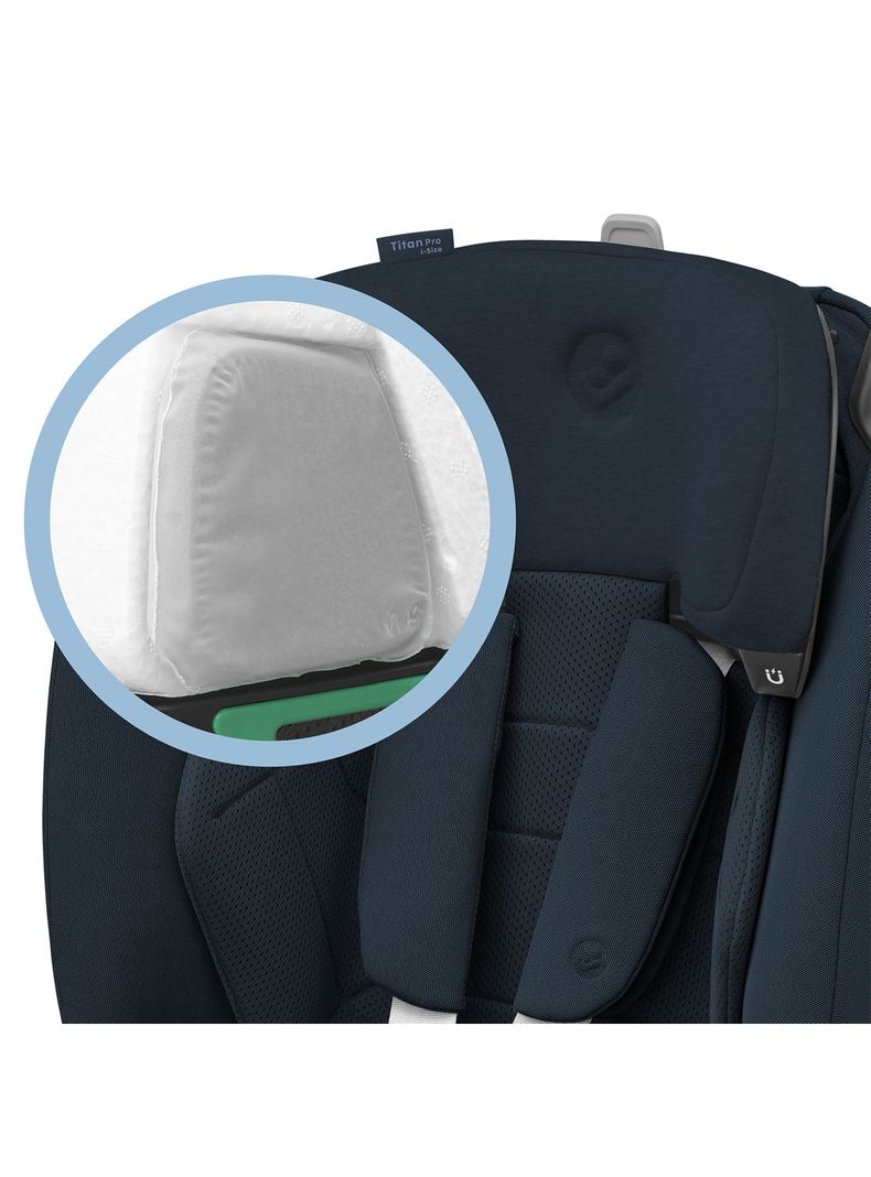 Silla Auto Combinada Titan Pro I-Size Authentic Blue-6