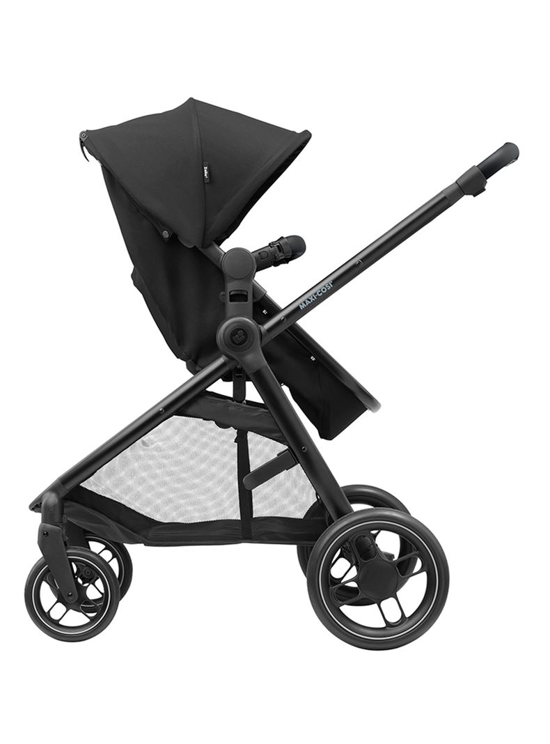 Coche Travel System Zelia 3 + Pebble 360° +Family Fix Black-2