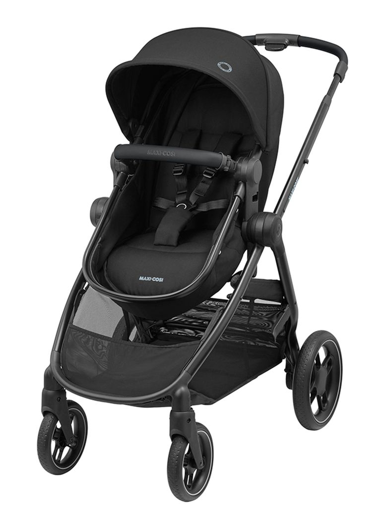 Coche Travel System Zelia 3 + Pebble 360° +Family Fix Black-0