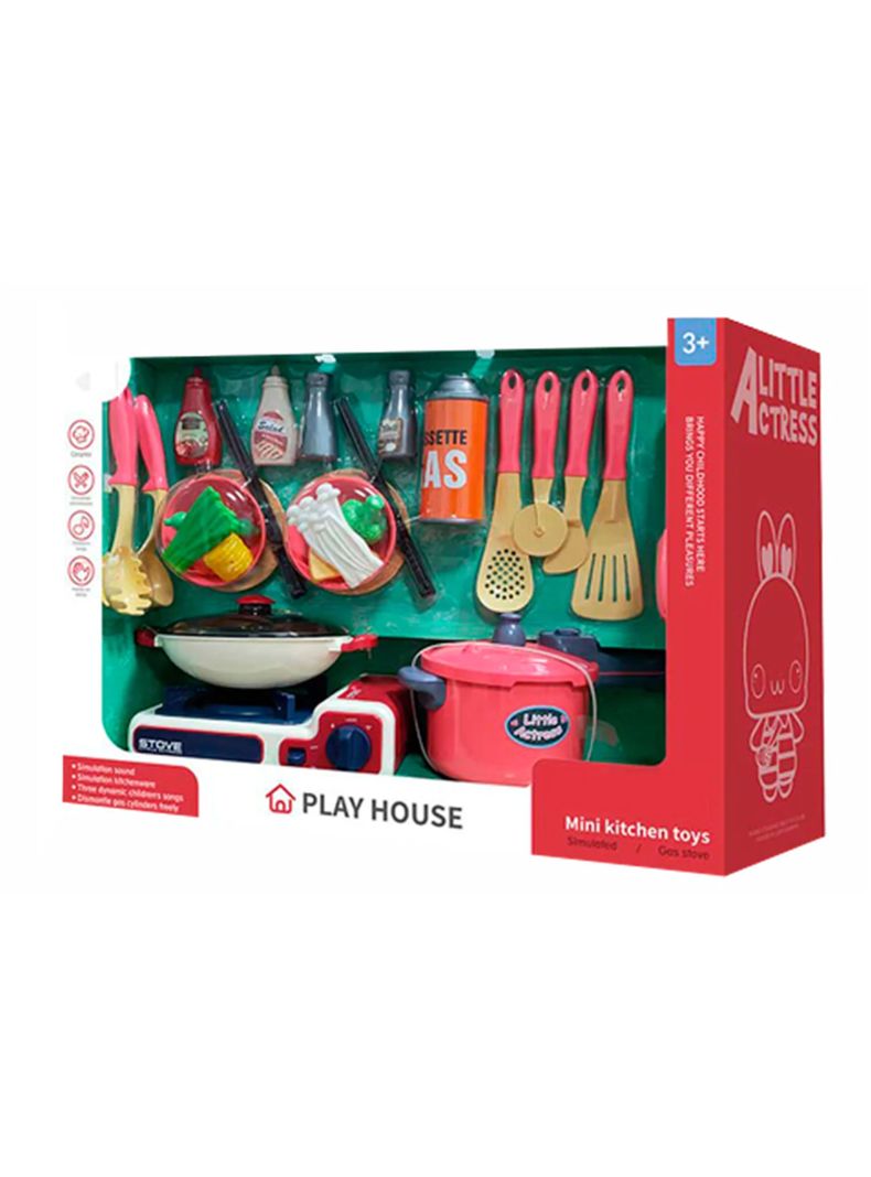Set de Cocina + Estufa para Cocinar al Aire Libre-0