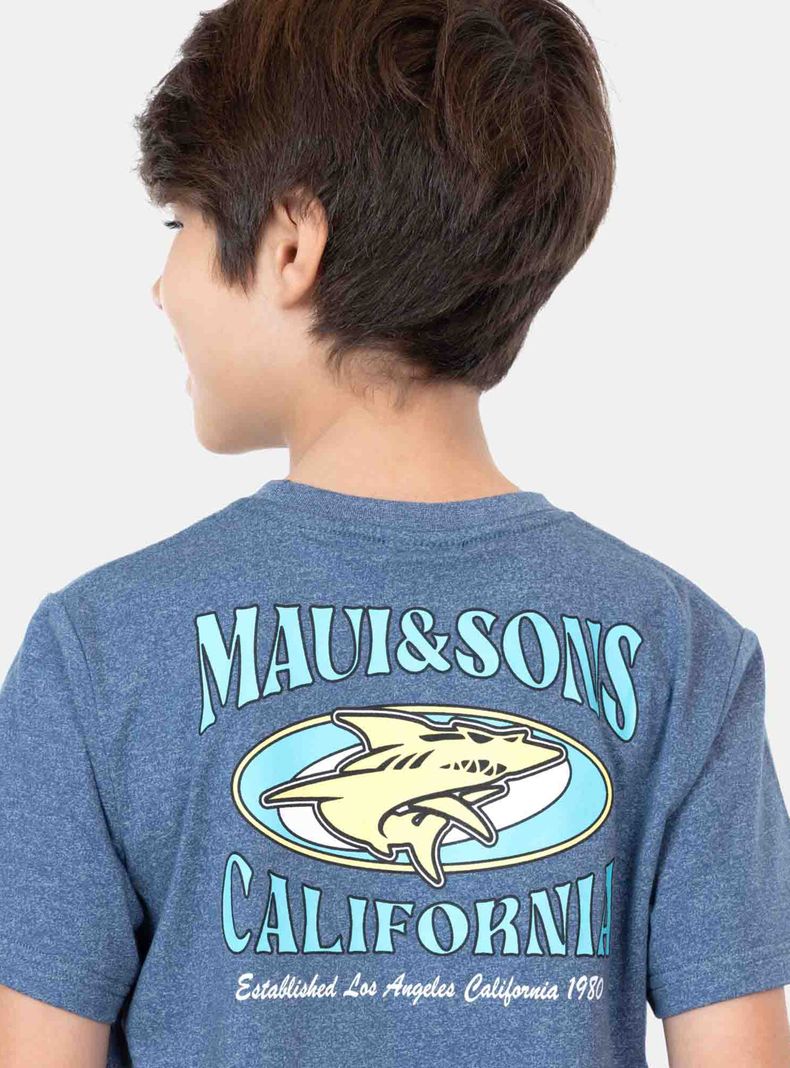 Polera Shark Manga Corta Infantil-2