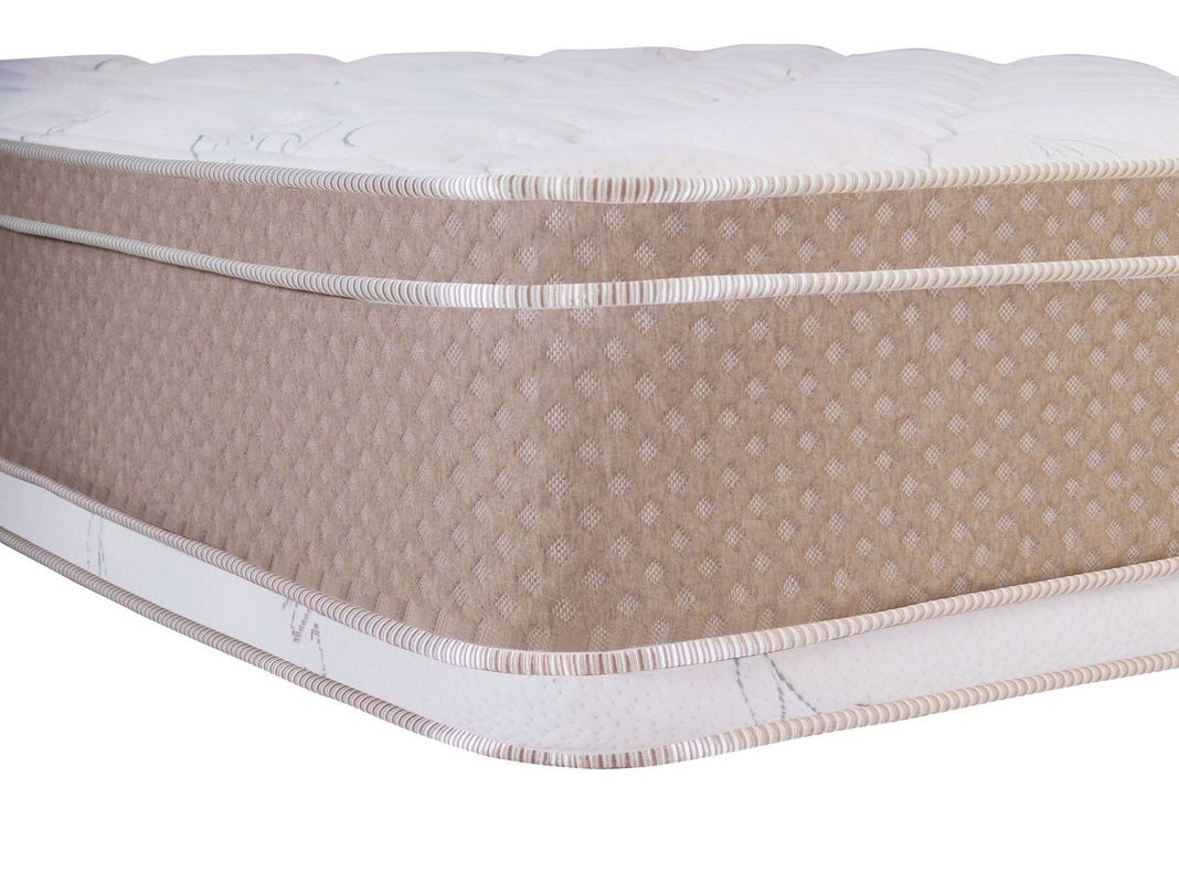 Cama Europea Cotton Organic 2 Plazas Base Dividida + Set Muebles Aragón-3
