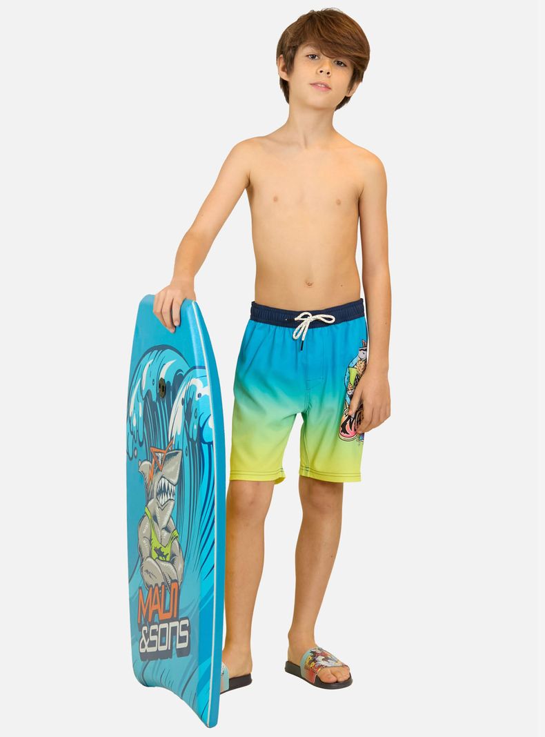 Traje de Baño Claws Shark Elastic Waist-3