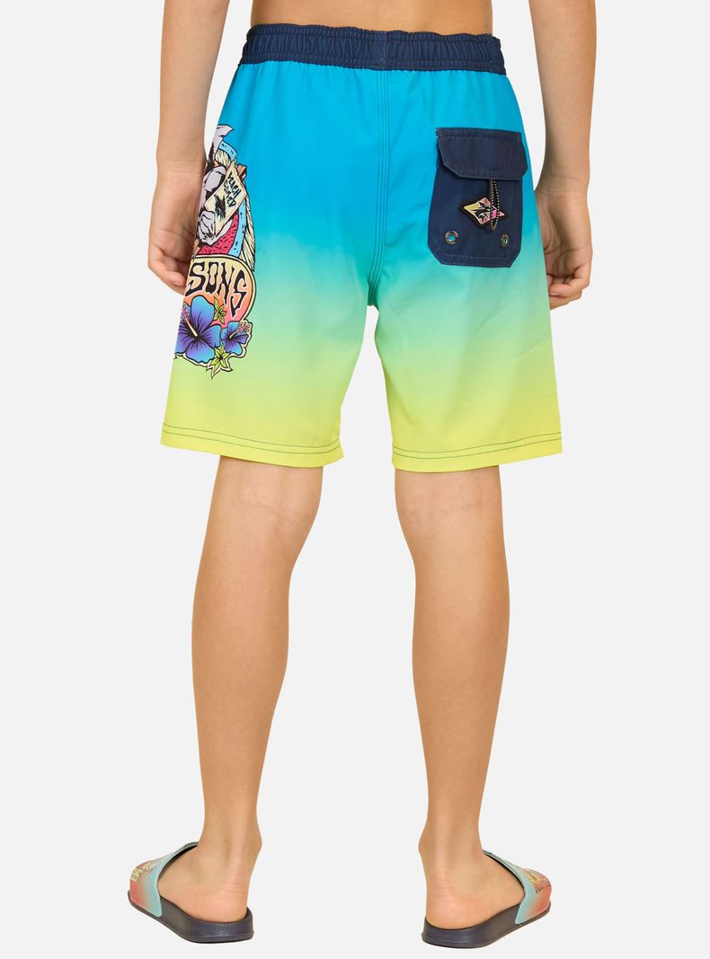Traje de Baño Claws Shark Elastic Waist-1