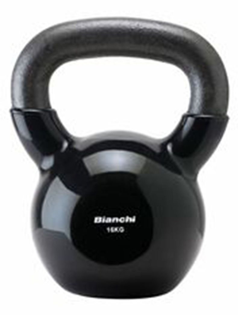 Kettlebell 16 kg Negra Bianchi-0