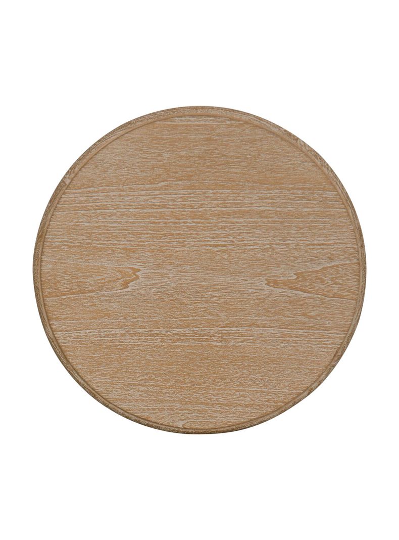 Mesa Lateral Helena Junco Redonda 50 cm Blanco-4